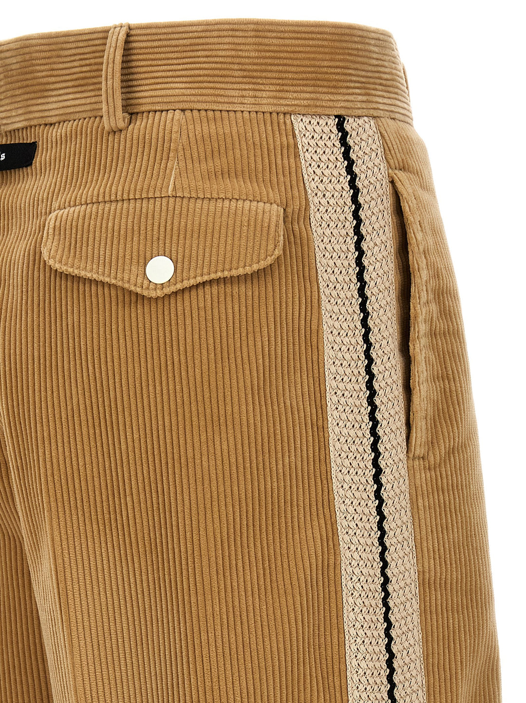 Corduory Suit Tape Pants Beige