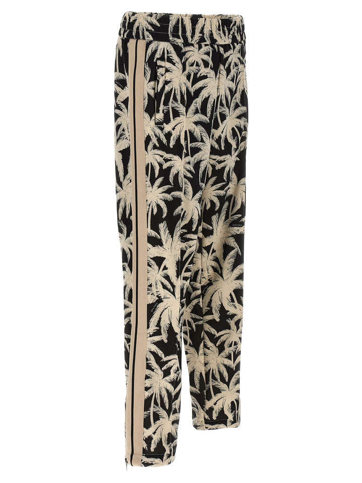 Palms Allover Pants White/Black