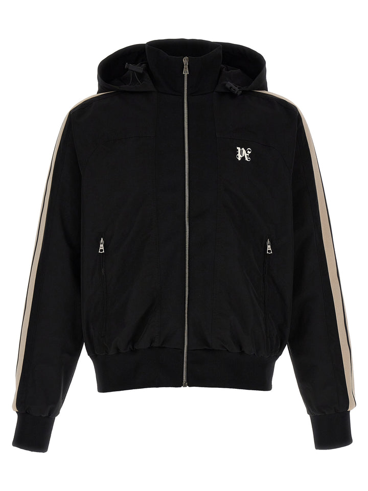 Monogram Casual Jackets, Parka White/Black