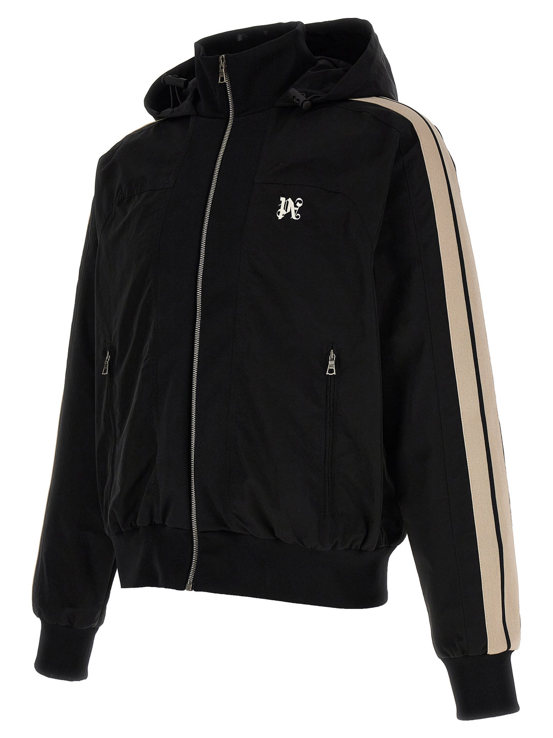 Monogram Casual Jackets, Parka White/Black