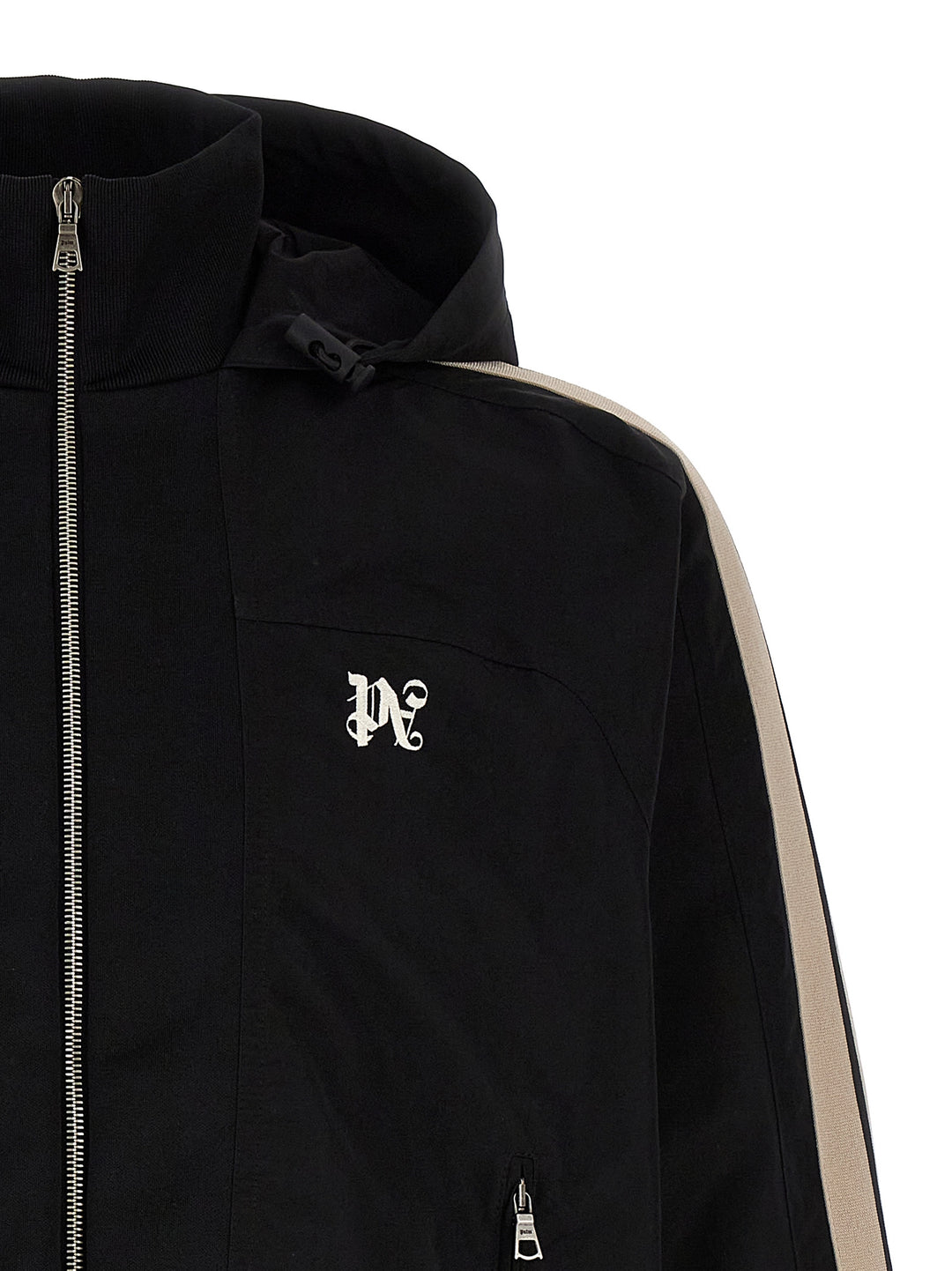 Monogram Casual Jackets, Parka White/Black