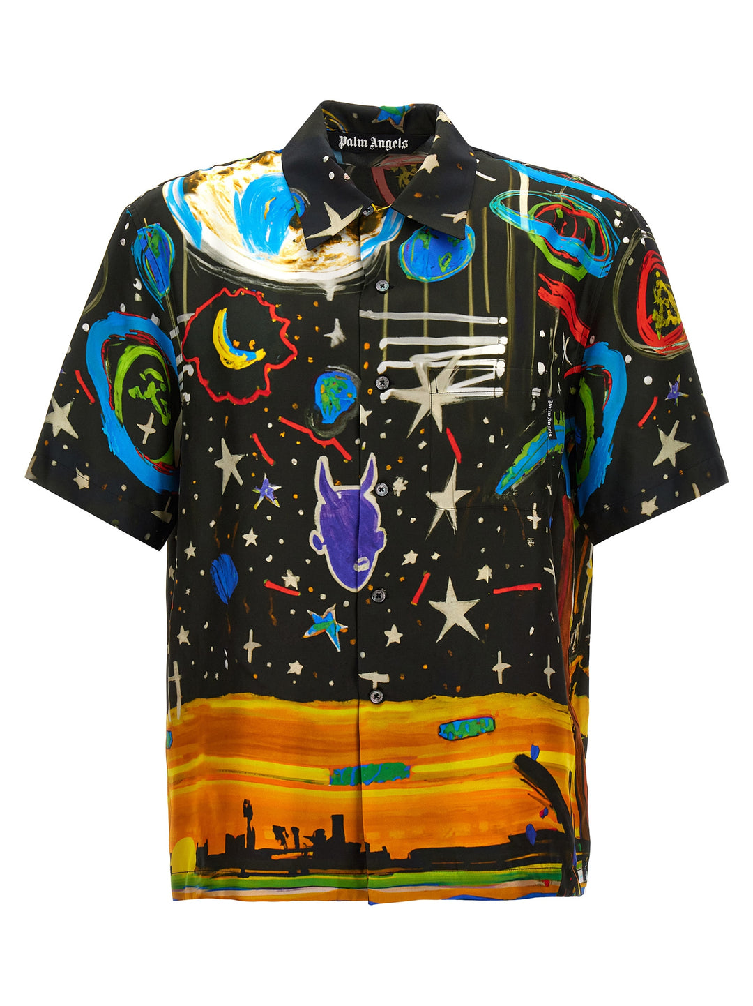 Starry Night Shirt, Blouse Multicolor