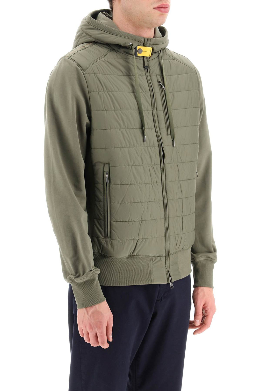 Jersey Jacket With Padded Panel - Parajumpers - Men