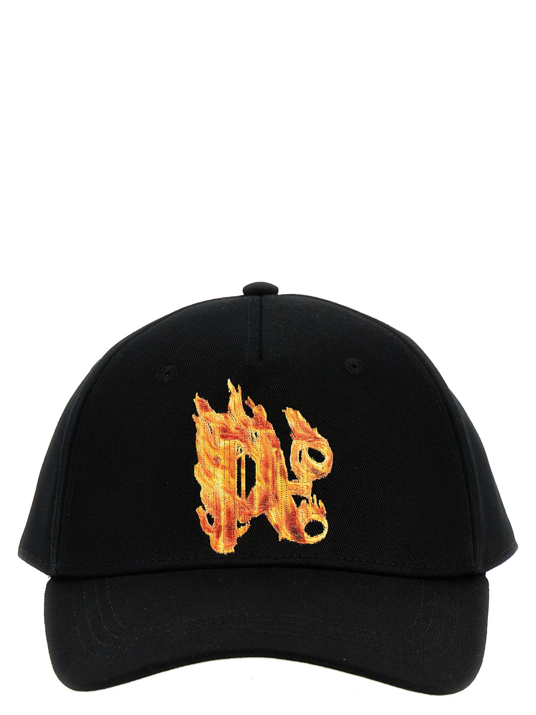 Burning Monogram Hats Black