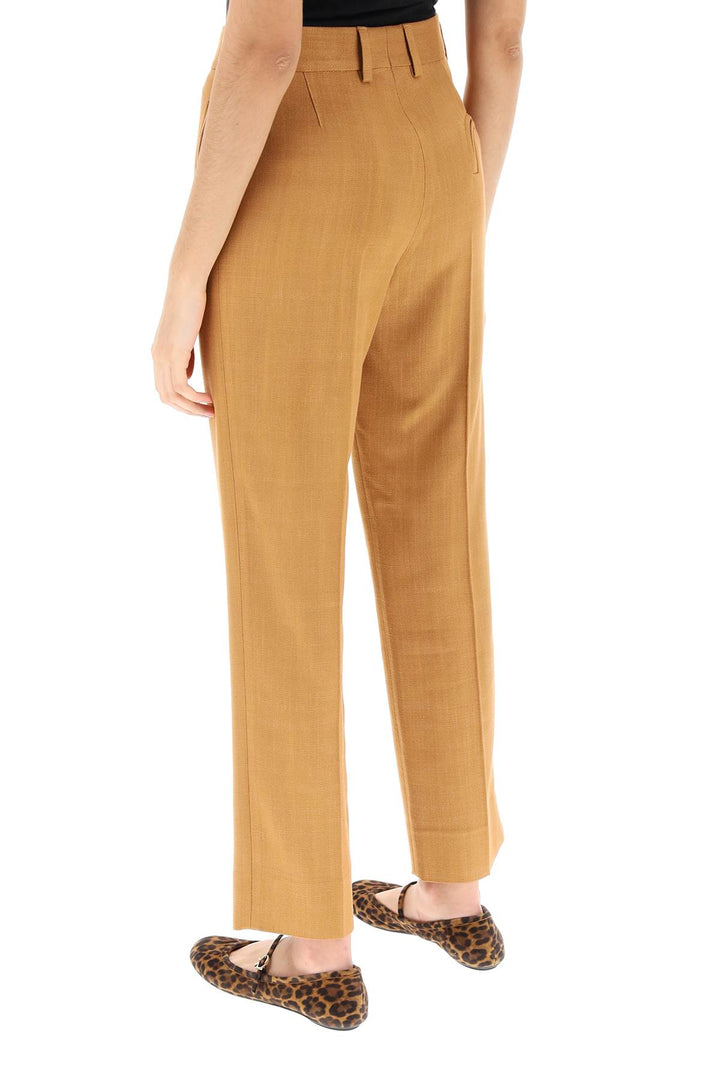 Santana Peanut Nana Cropped Tailoring Pants - Blazé Milano - Women