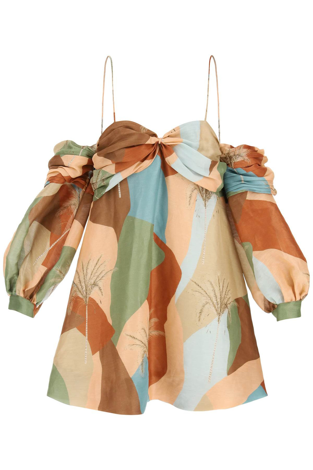 'Abby' Linen Silk Mini Dress - Raquel Diniz - Women