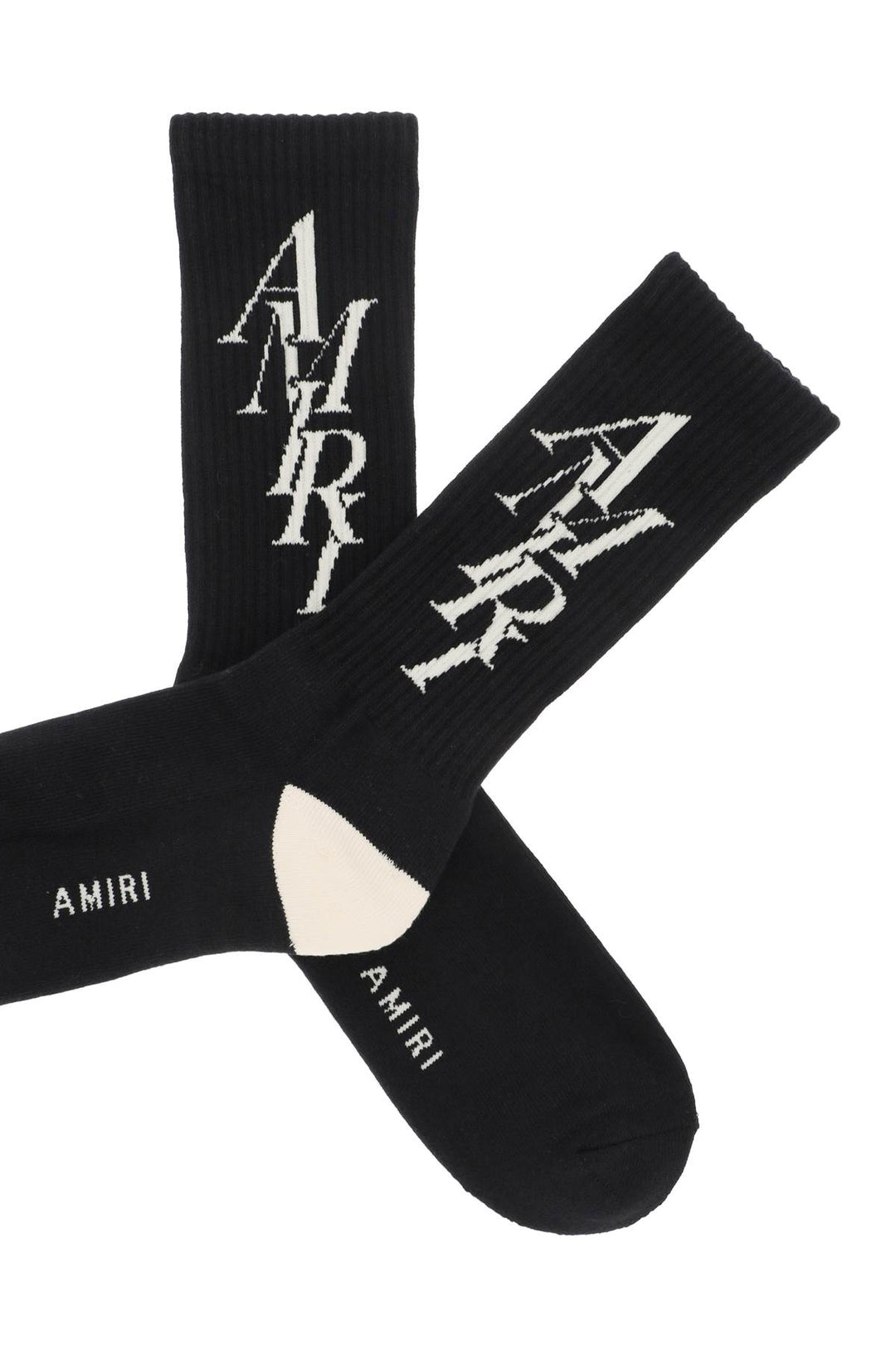 Stack Logo Socks - Amiri - Men