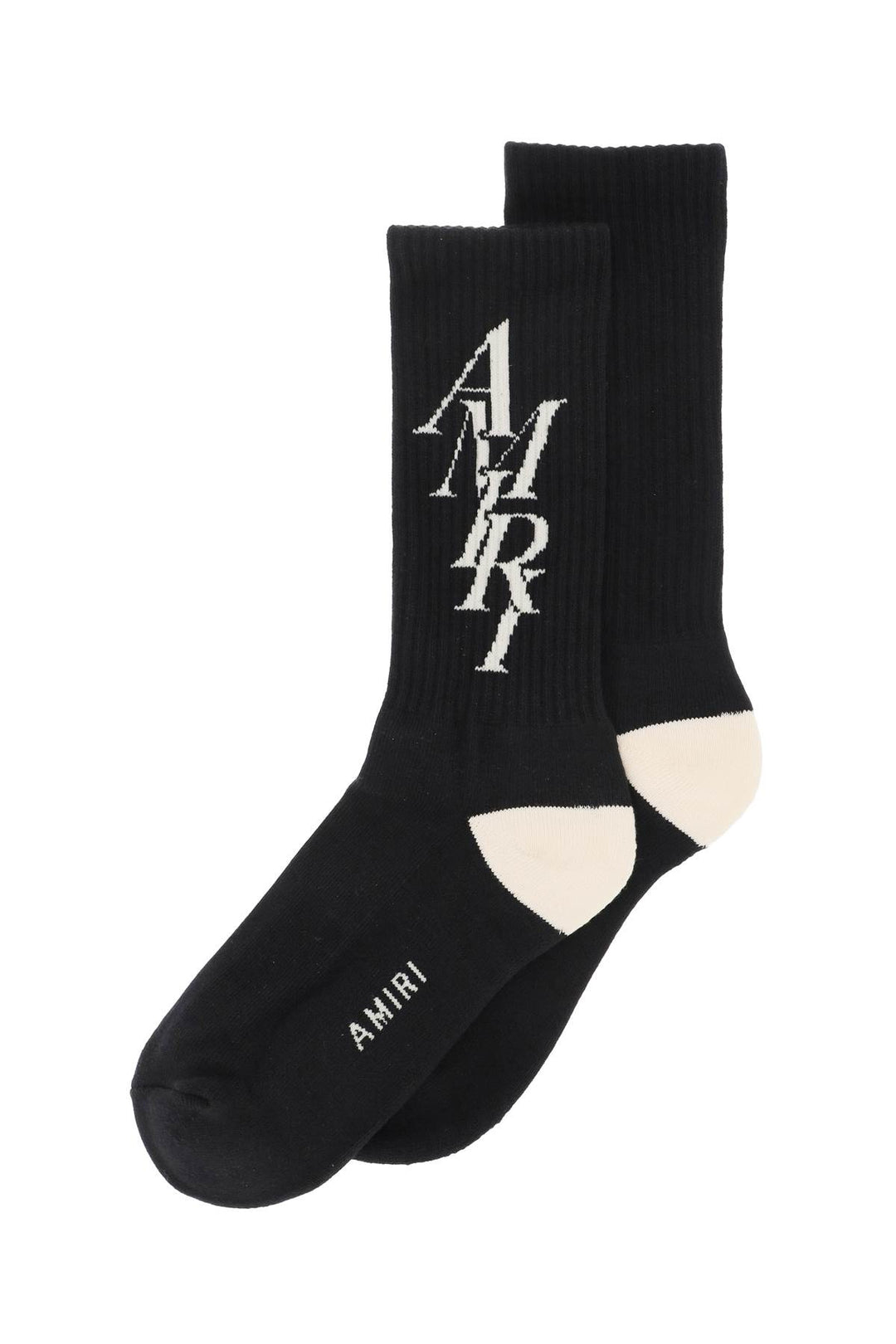 Stack Logo Socks - Amiri - Men