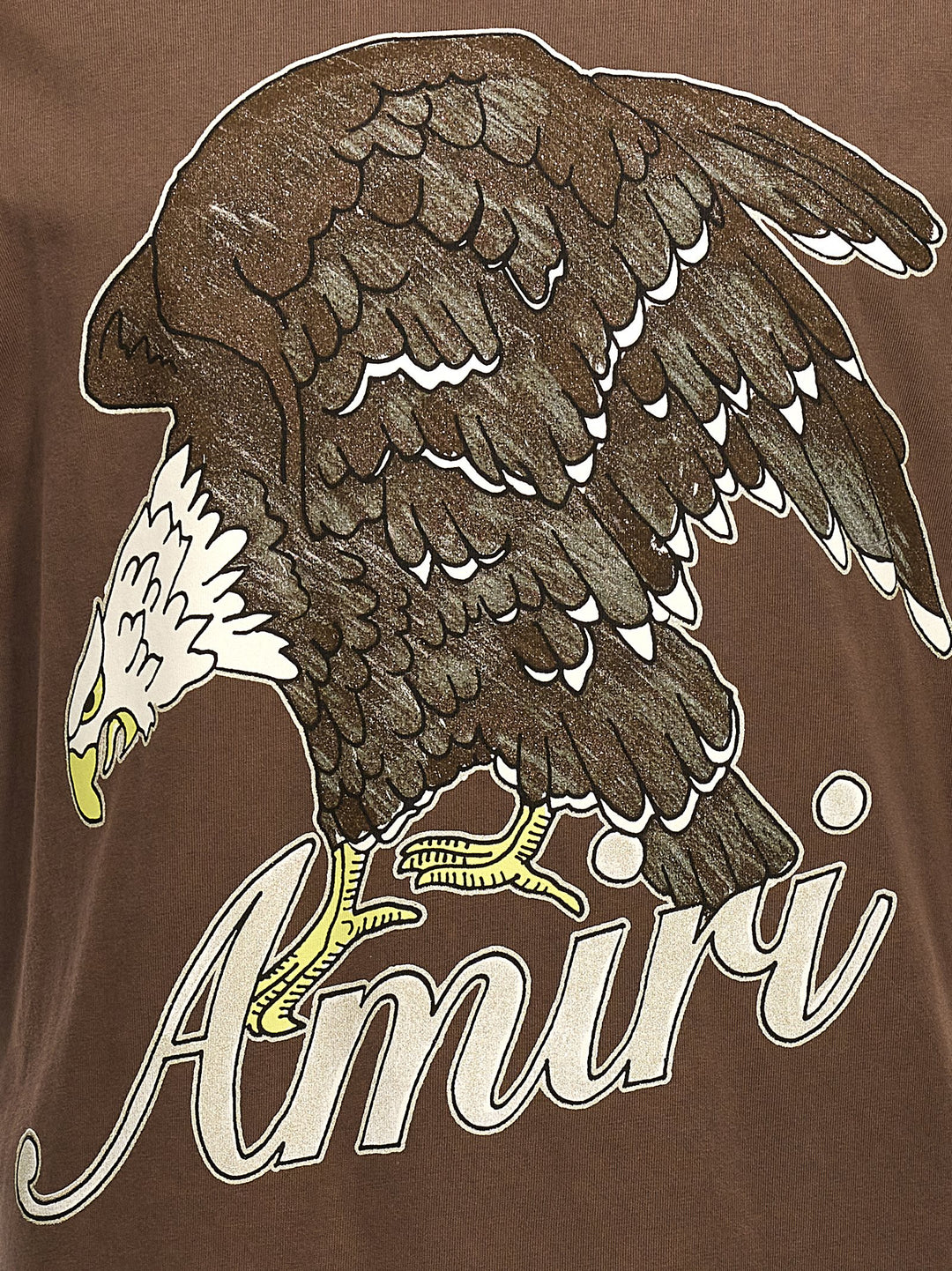 Amiri Eagle T-Shirt Brown