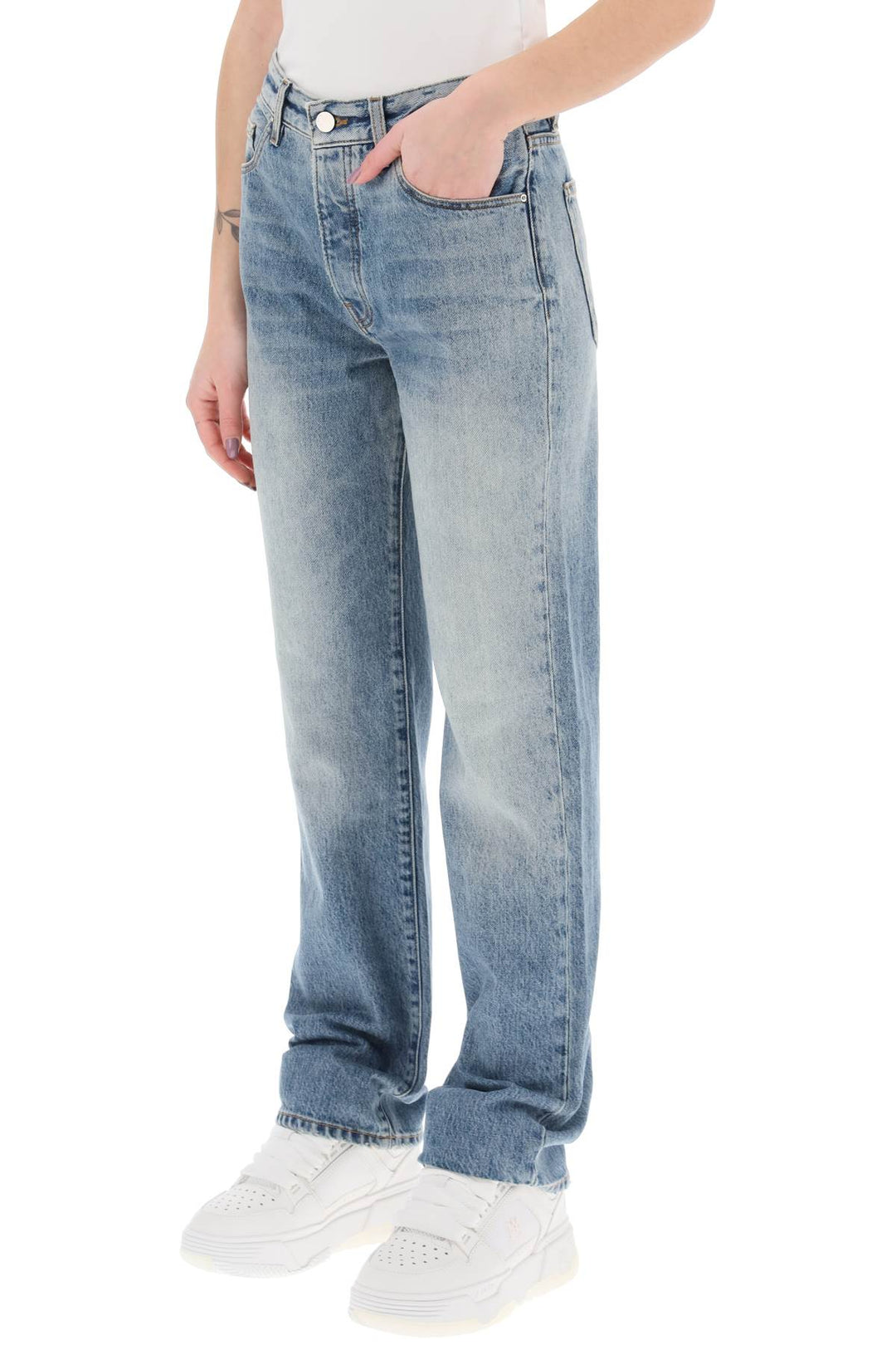 Straight Cut Jeans - Amiri - Women