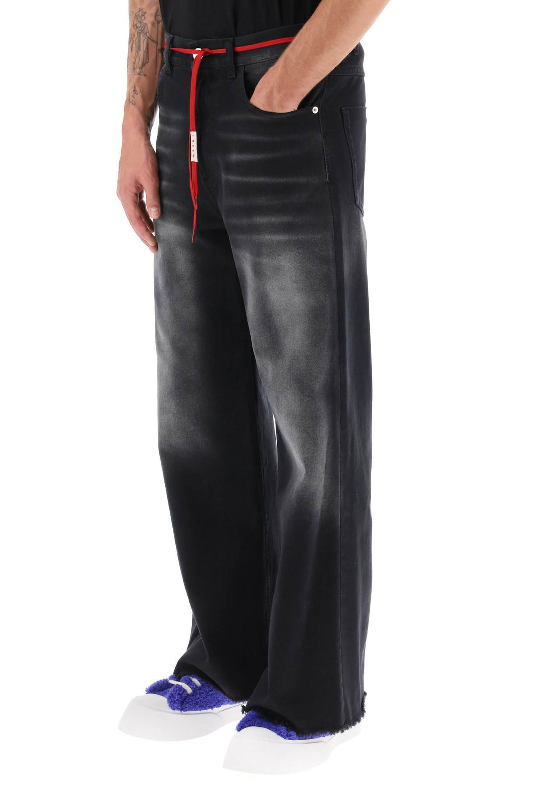 Wide Leg Jeans - Marni - Men