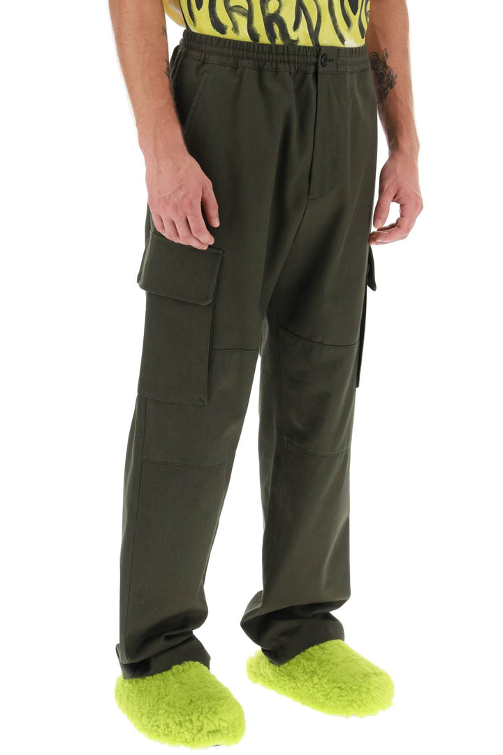 Cargo Pants In Gabardine - Marni - Men