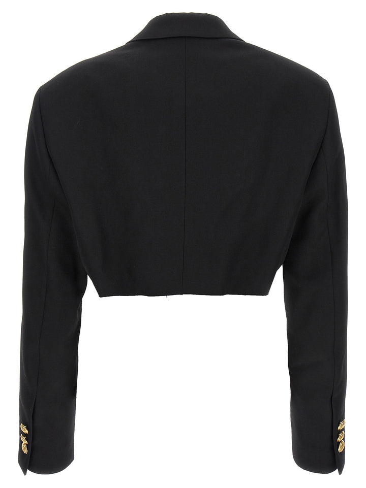 Cropped Blazer Jackets Black