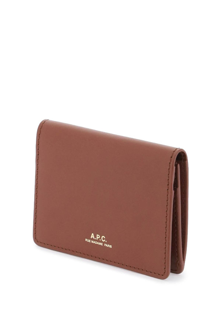 Leather Stefan Card Holder - A.P.C. - Women