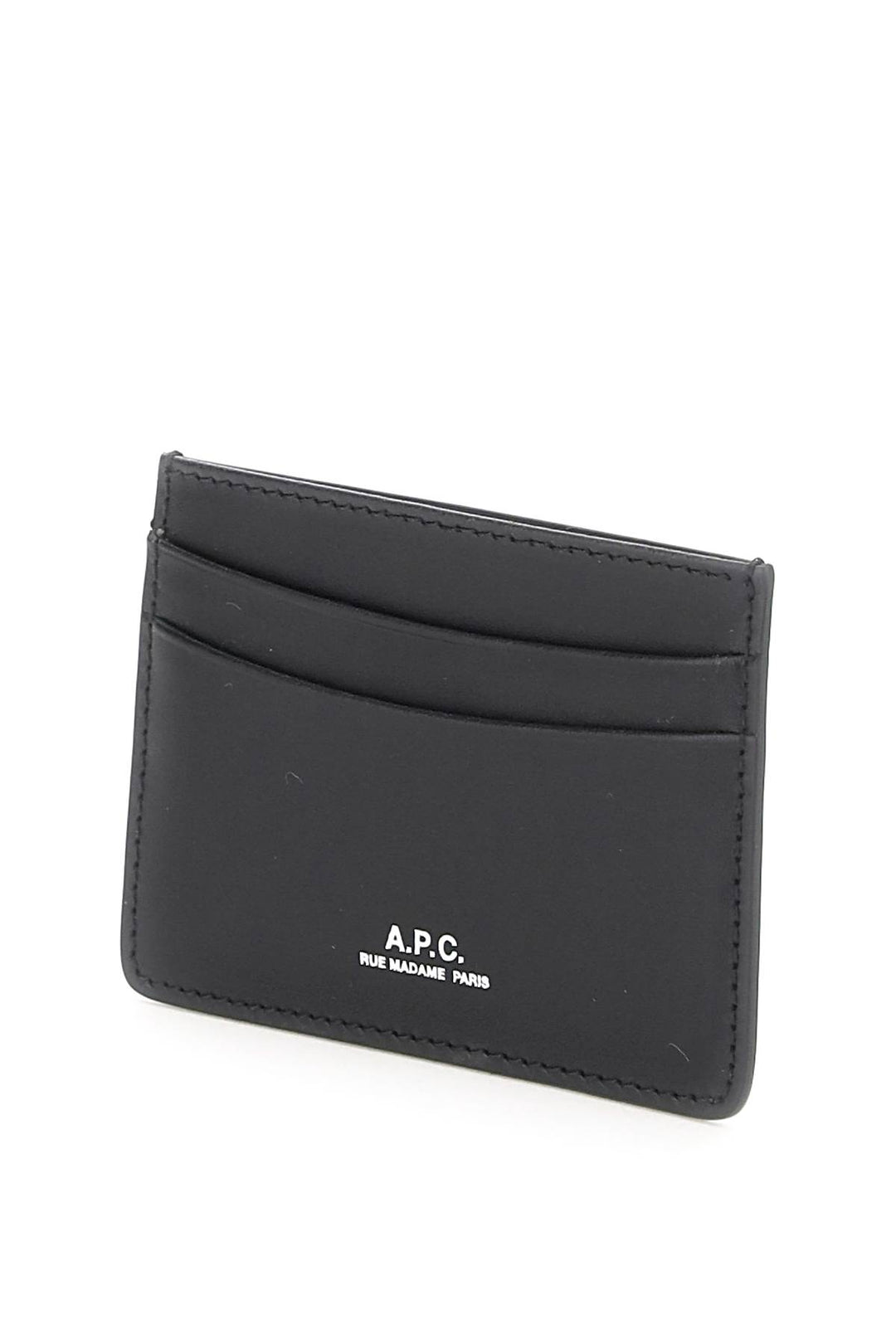 Leather Andre Cardholder - A.P.C. - Men