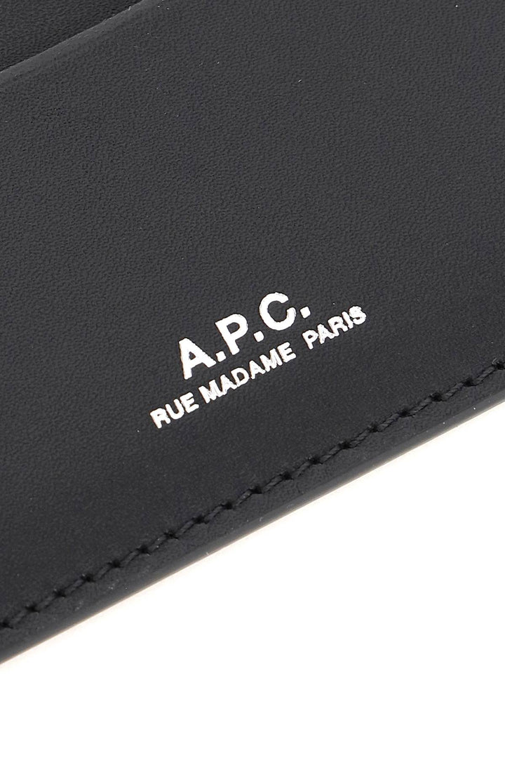 Leather Andre Cardholder - A.P.C. - Men