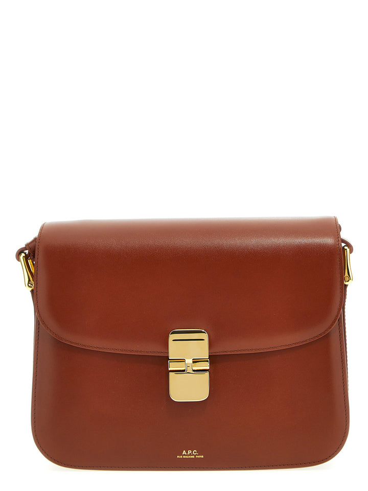 Grace Baguette Shoulder Bags Brown