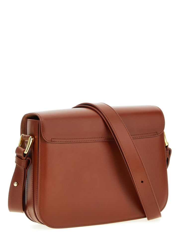 Grace Baguette Shoulder Bags Brown