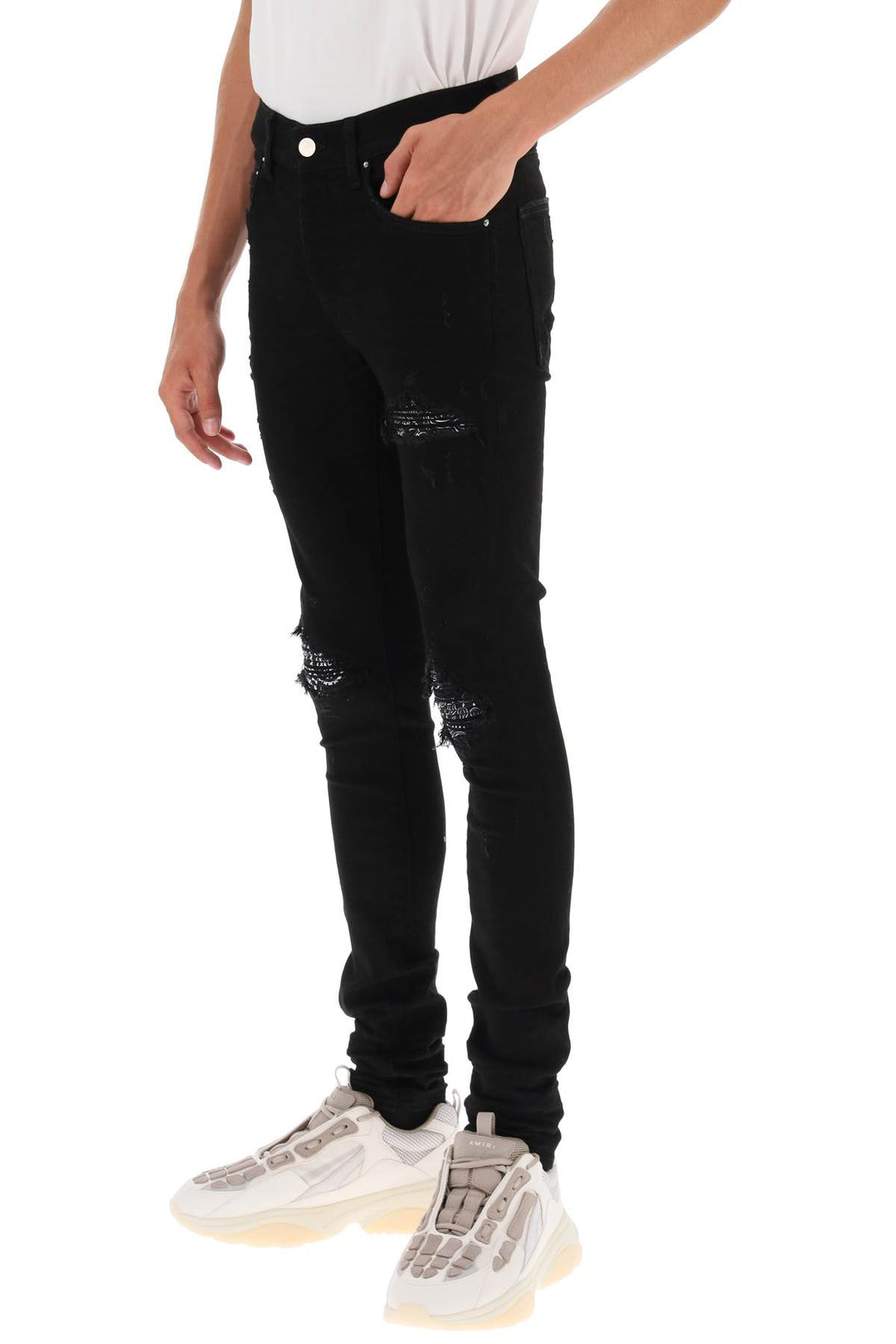 'Mx1 Bandana' Skinny Jeans - Amiri - Men