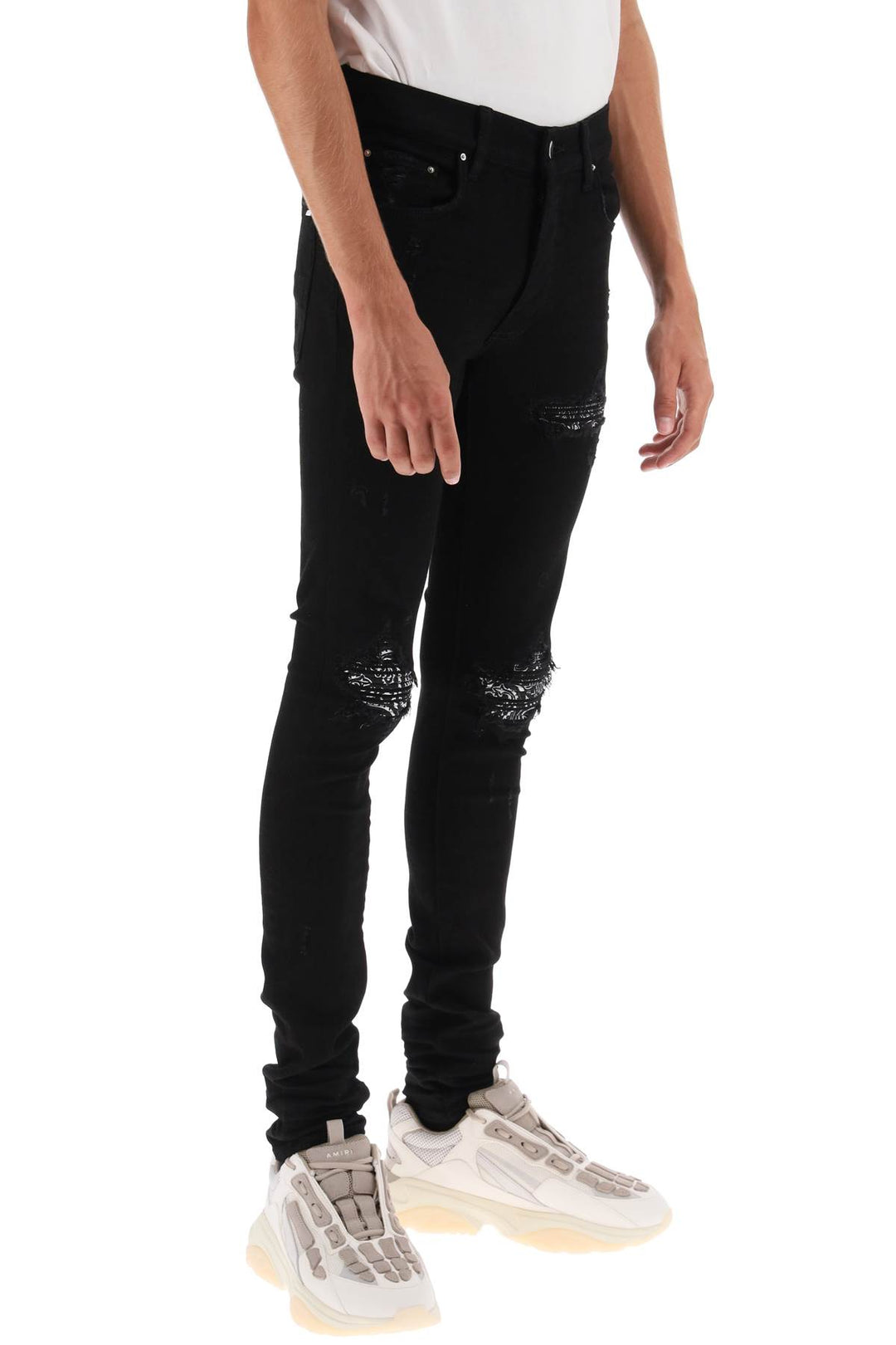 'Mx1 Bandana' Skinny Jeans - Amiri - Men