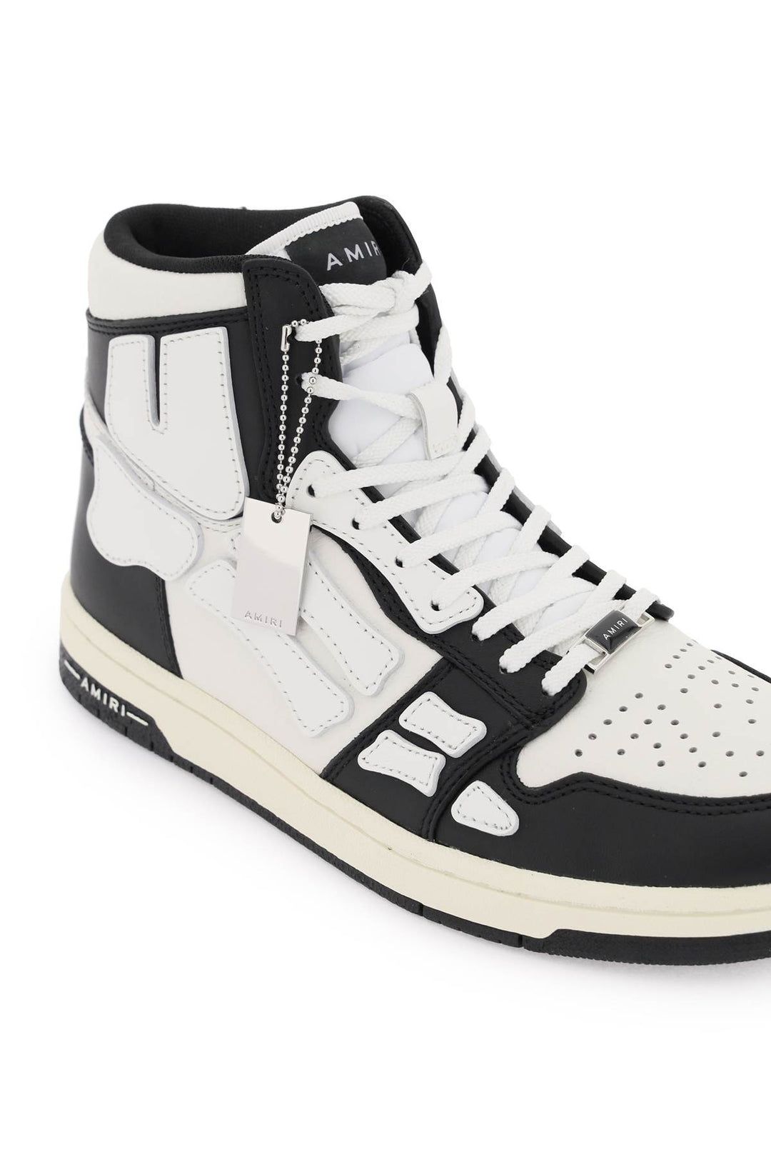 Leather Skel Top Hi Sneakers - Amiri - Women