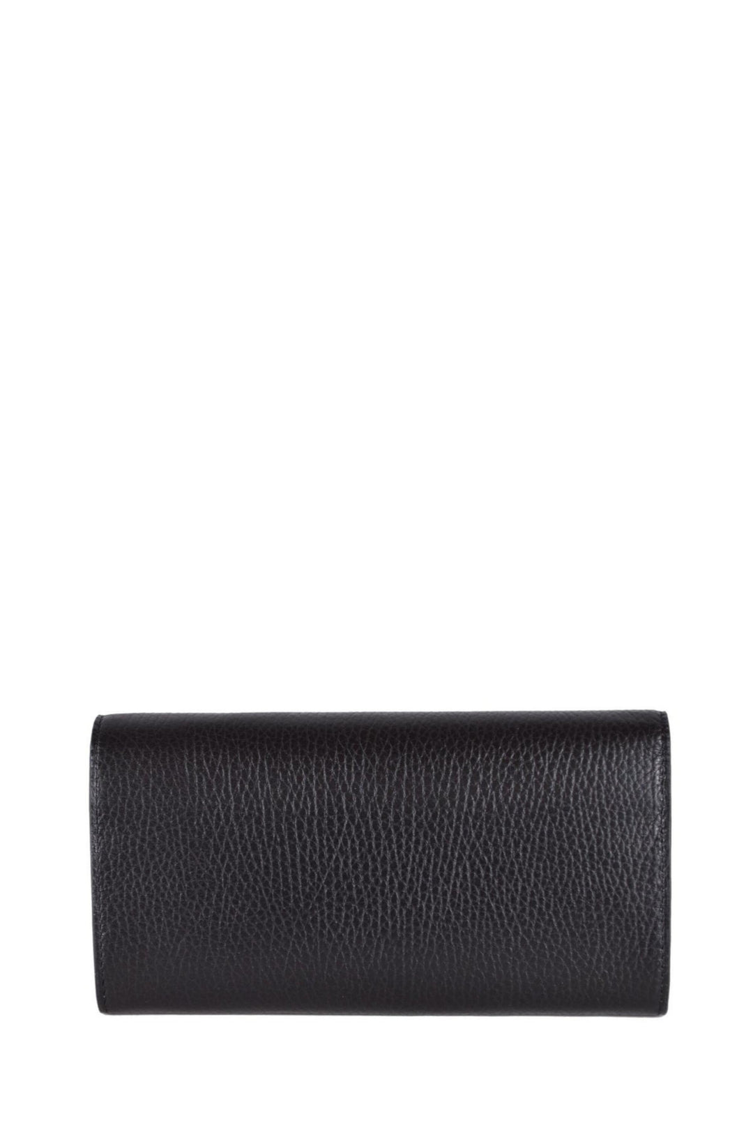 GG Wallet in Black Leather