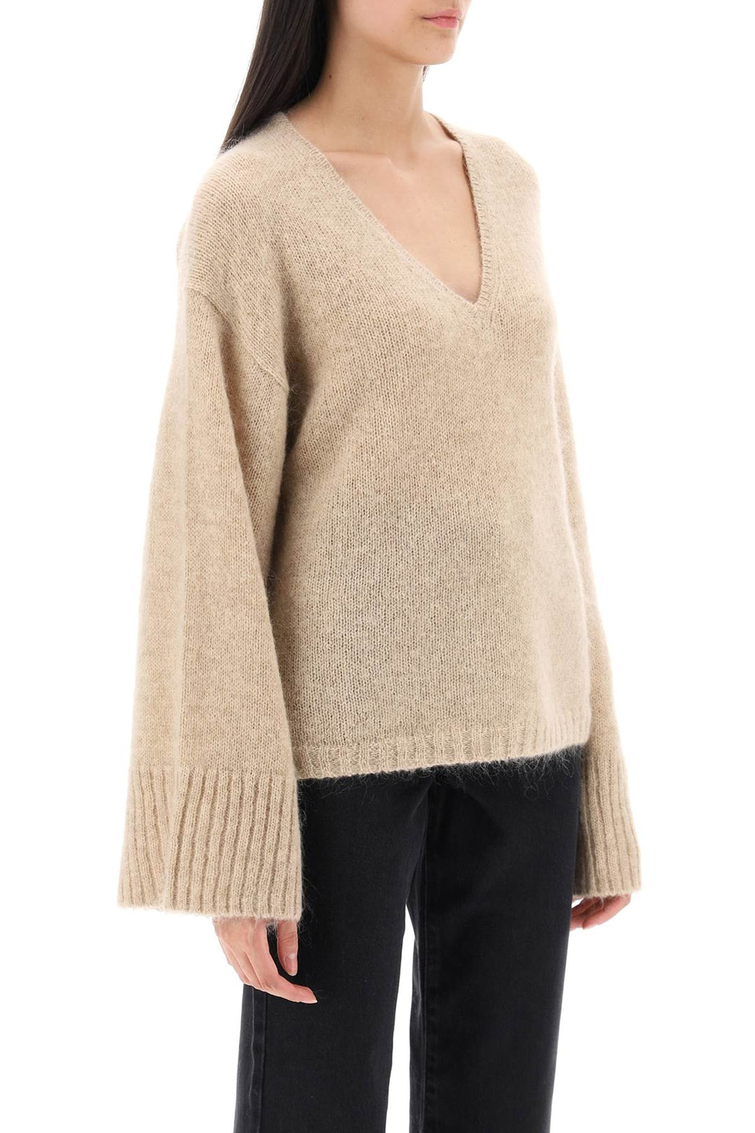 Wool And Mohair Cimone Sweater - By Malene Birger - Women