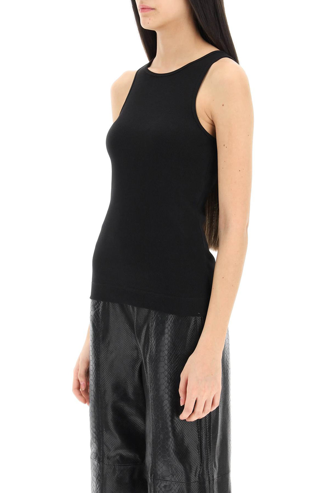 Ribbed Organic Cotton Tank Top - By Malene Birger - Women