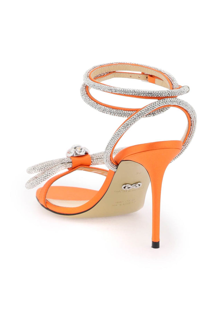 Satin Sandals With Crystals - Mach E Mach - Women