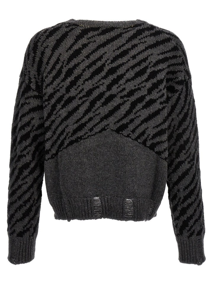 Zebra Sweater, Cardigans Multicolor