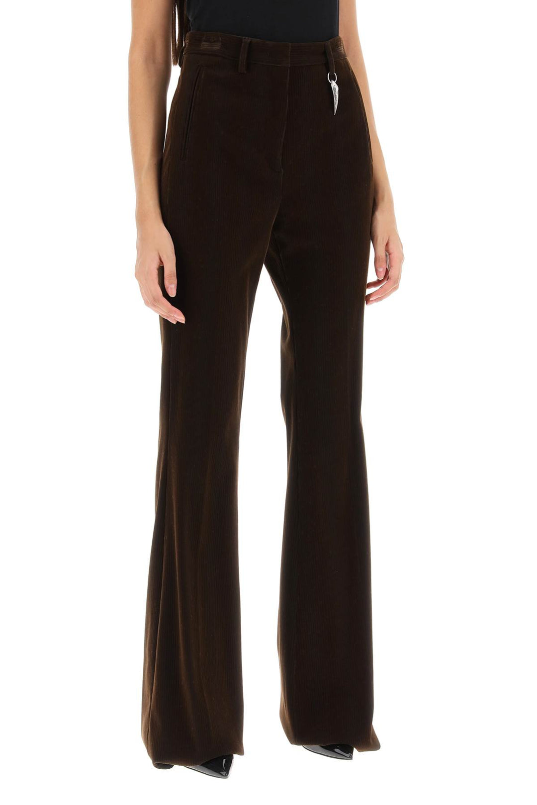 Corduroy Flared Pants - Roberto Cavalli - Women