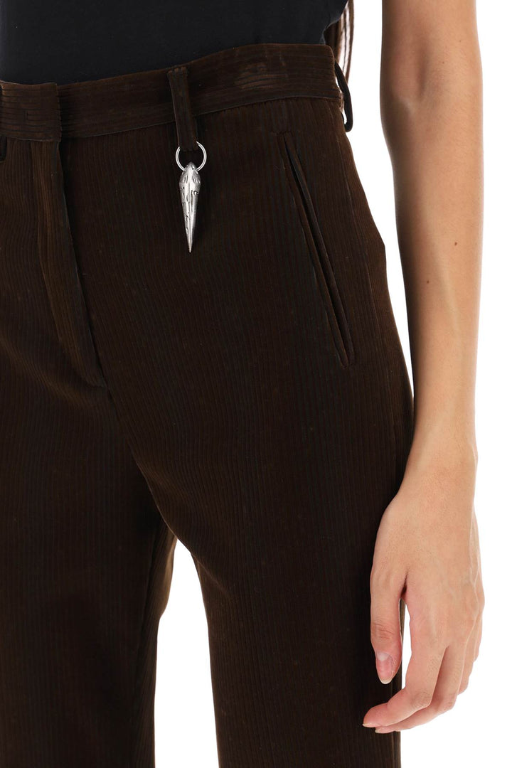 Corduroy Flared Pants - Roberto Cavalli - Women