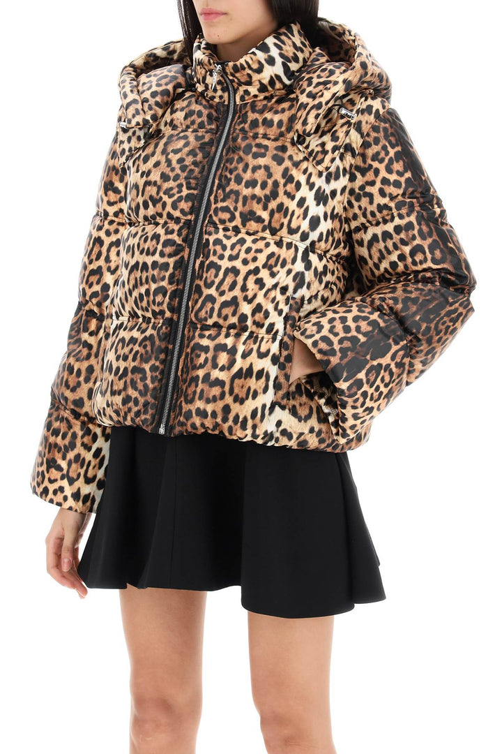 Jaguar Hooded Puffer Jacket - Roberto Cavalli - Women