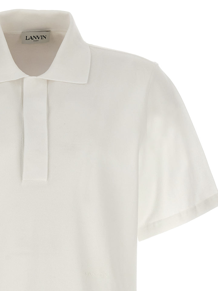 Logo  Shirt Polo White