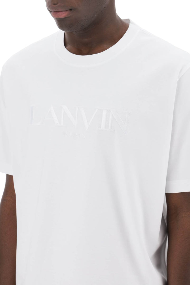 Embroidered Logo T Shirt - Lanvin - Men