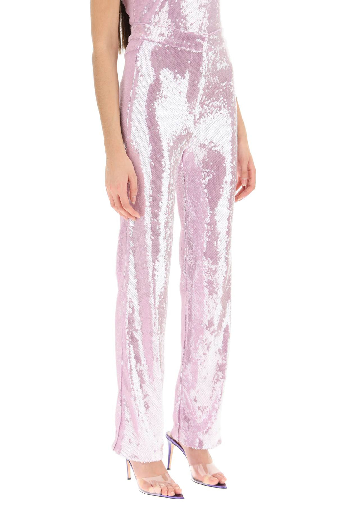 'Robyana' Sequined Pants - Rotate - Women