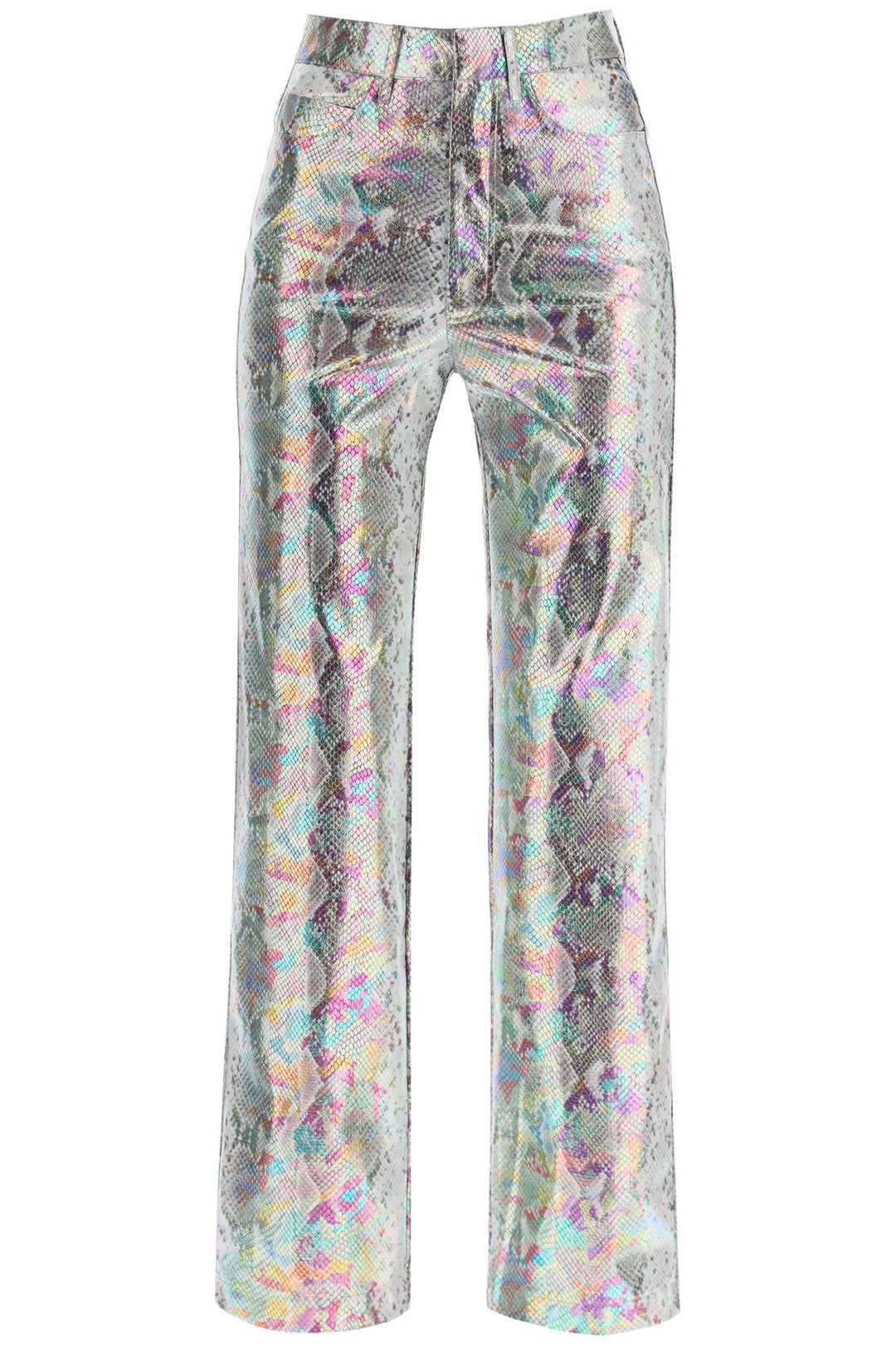 'Rotie' Snake Embossed Pants - Rotate - Women