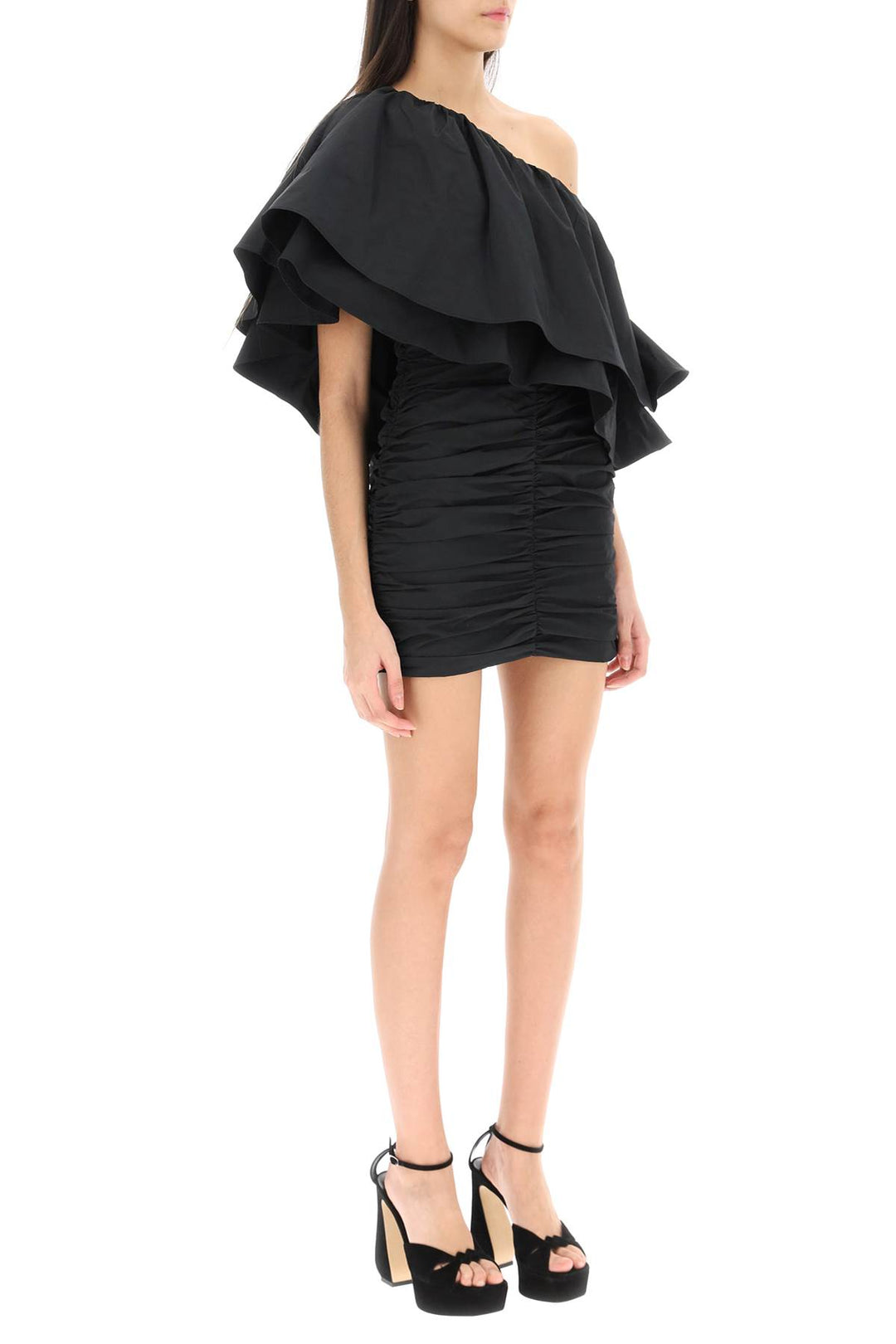 'Taft' One Shoulder Mini Dress - Rotate - Women