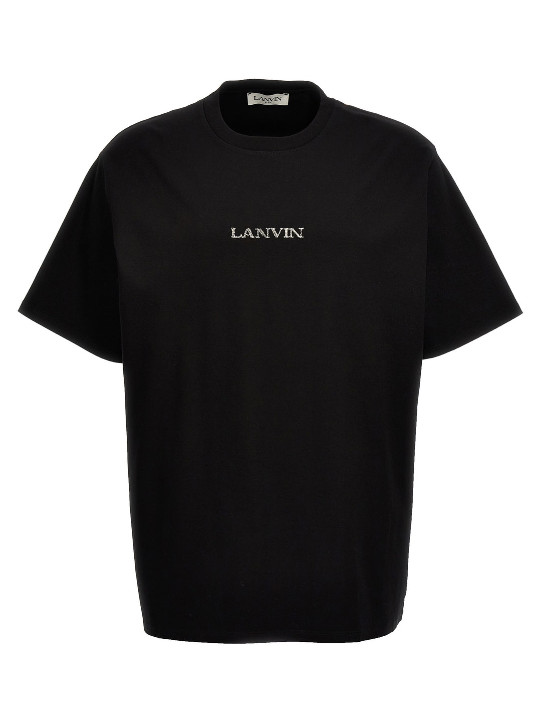 Logo Embroidery T-Shirt Black