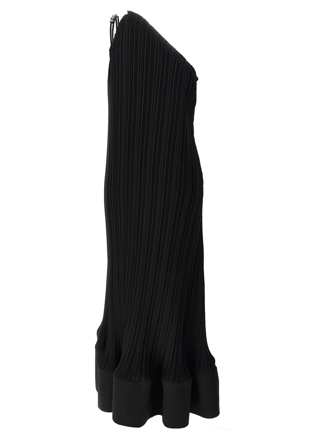 Long Pleated Dress Dresses Black