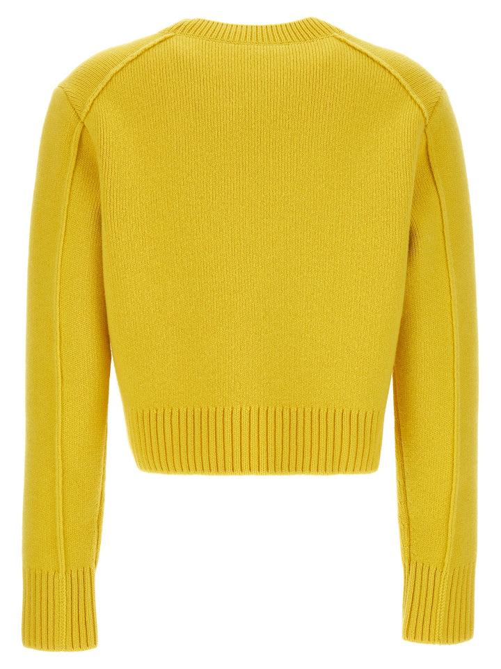 Maglione Lana Cashmere Sweater, Cardigans Yellow