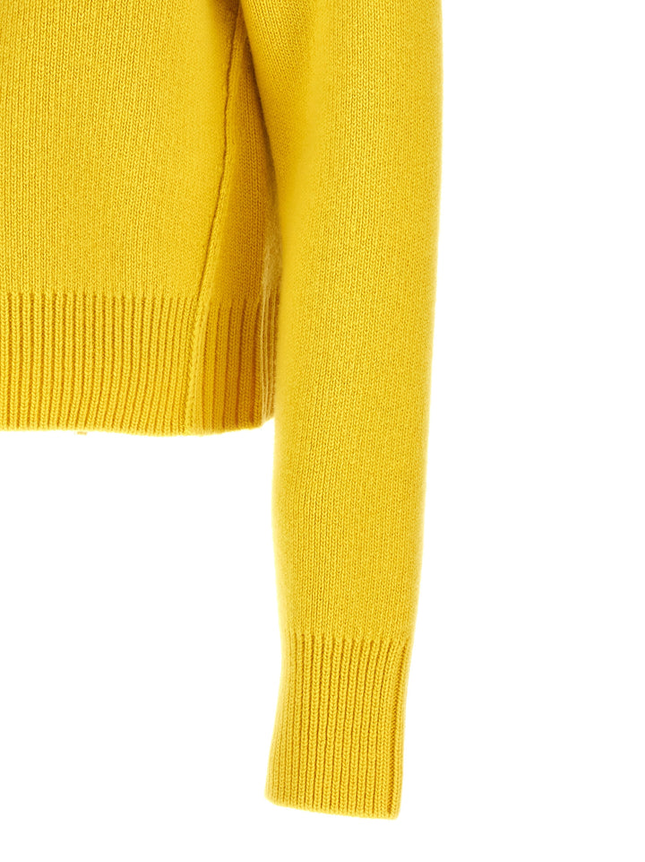 Maglione Lana Cashmere Sweater, Cardigans Yellow