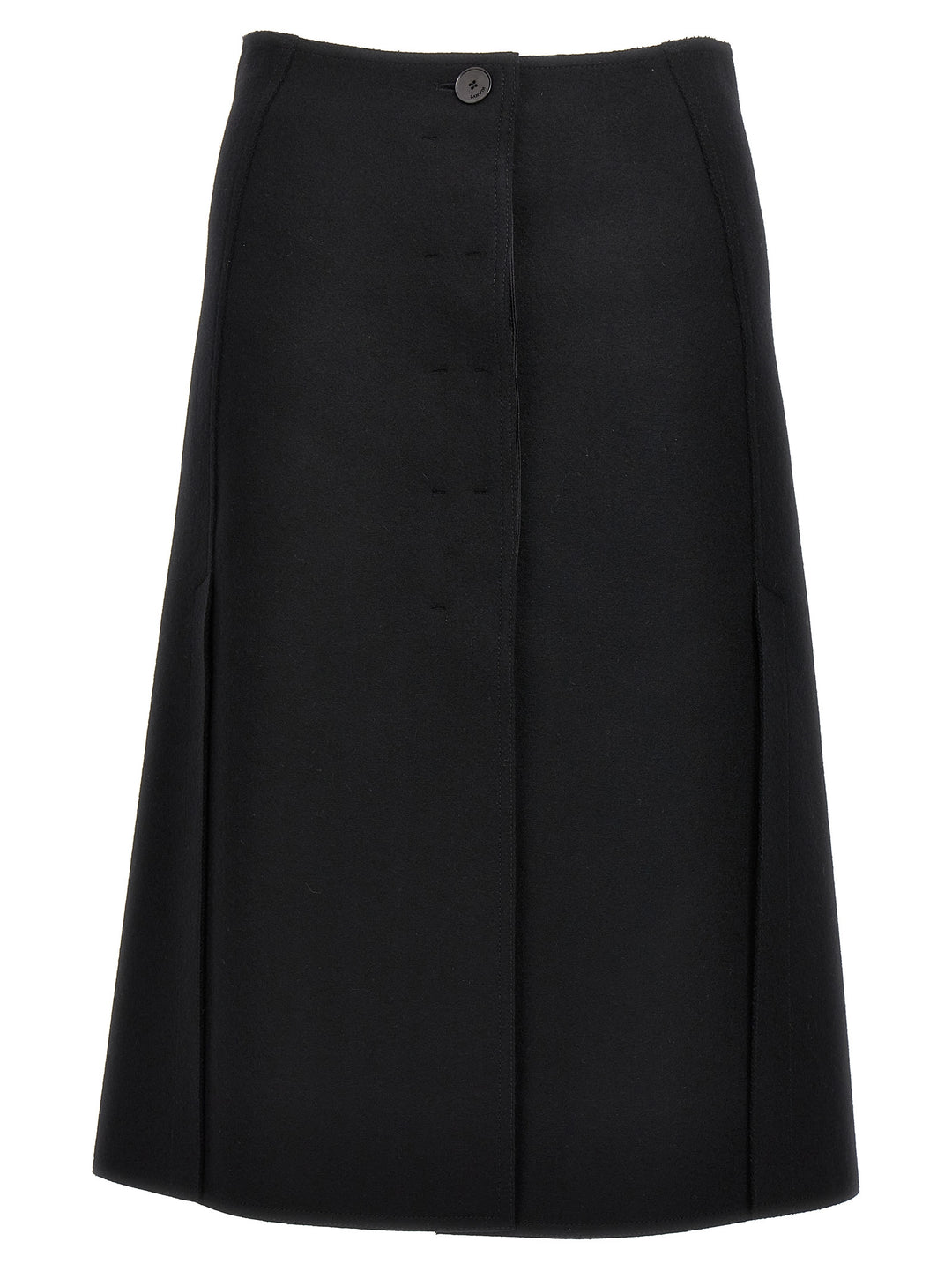 Wool Skirt Skirts Black