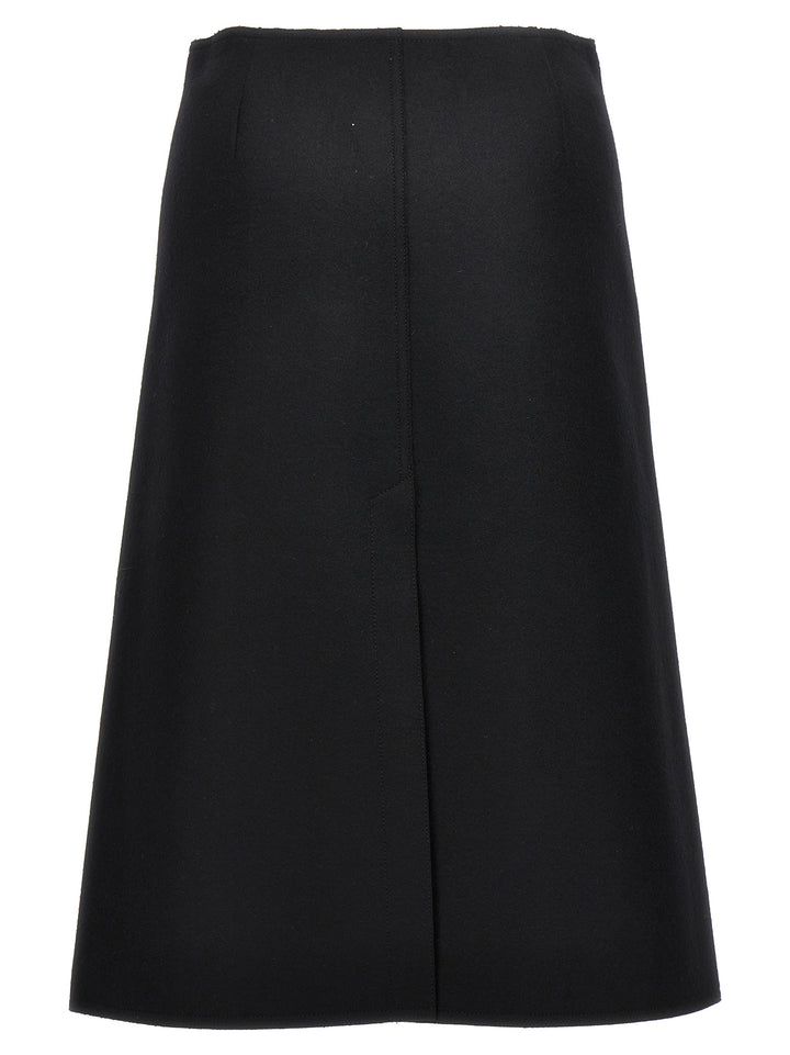 Wool Skirt Skirts Black