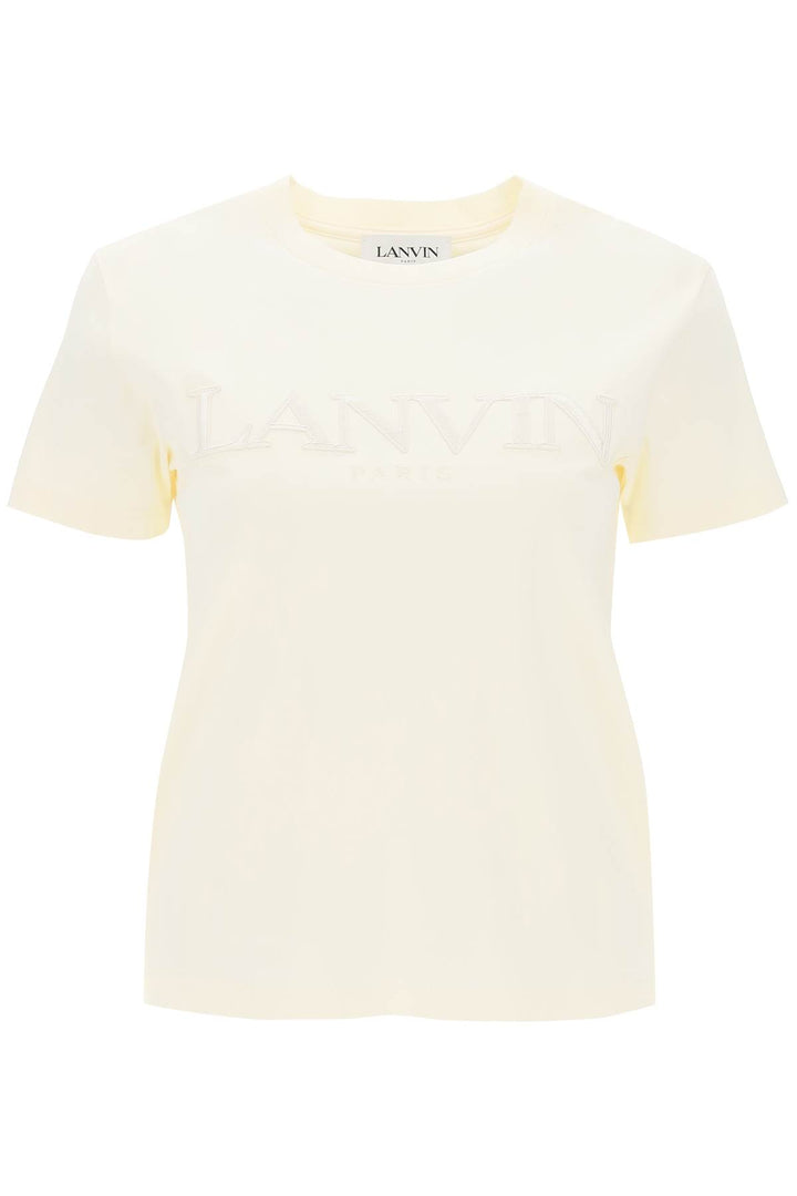 Logo Embroidered T Shirt - Lanvin - Women