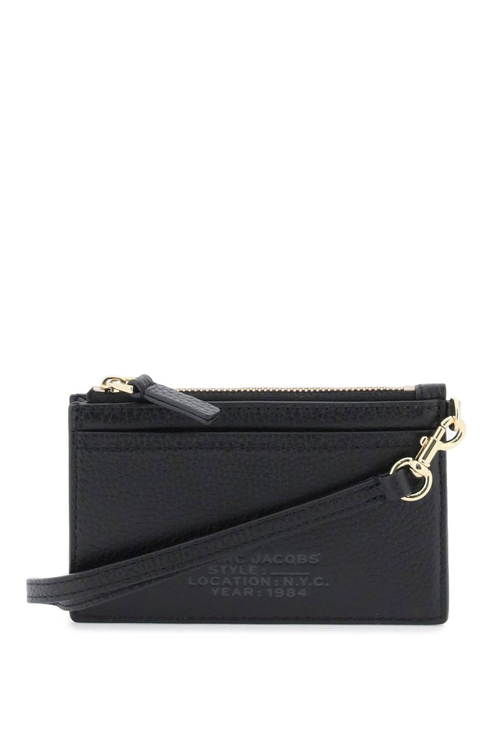 The Leather Top Zip Wristlet - Marc Jacobs - Women