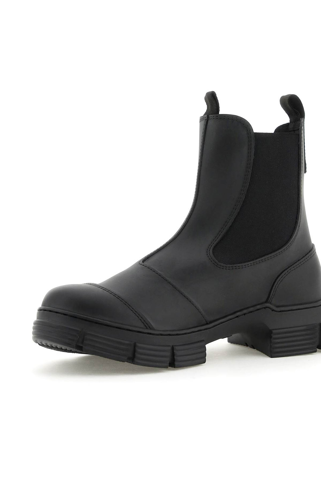 Recycled Rubber Chelsea Ankle Boots - Ganni - Women