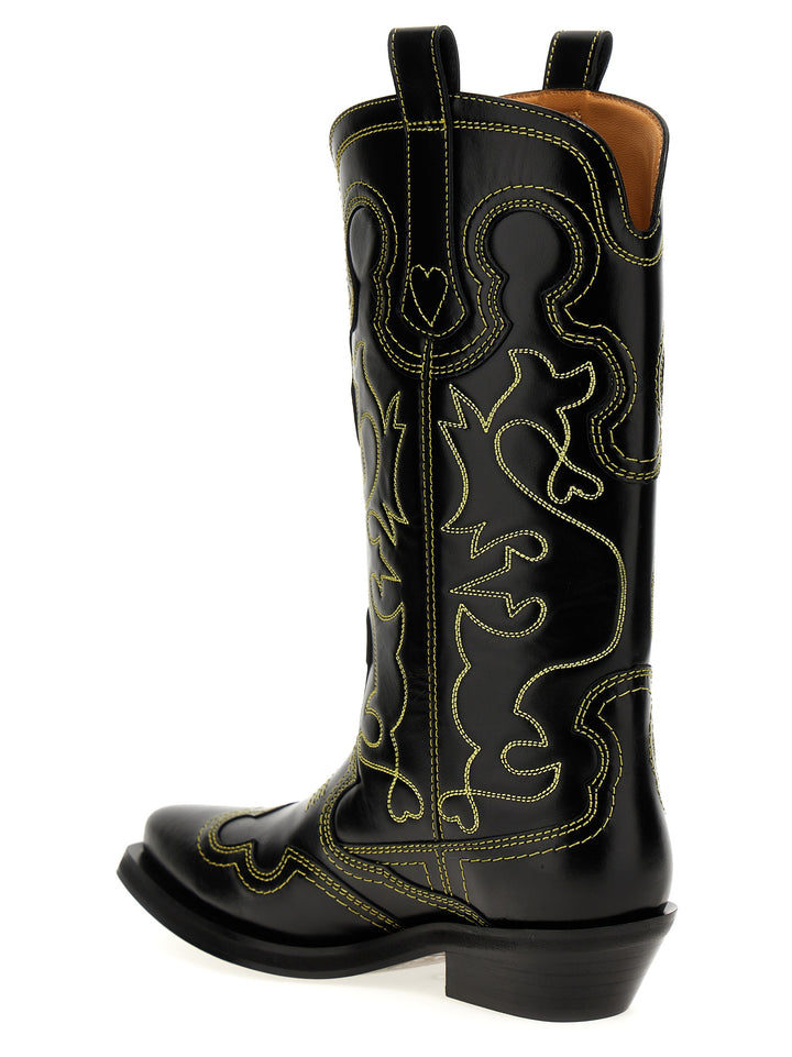 Western Boots, Ankle Boots Black