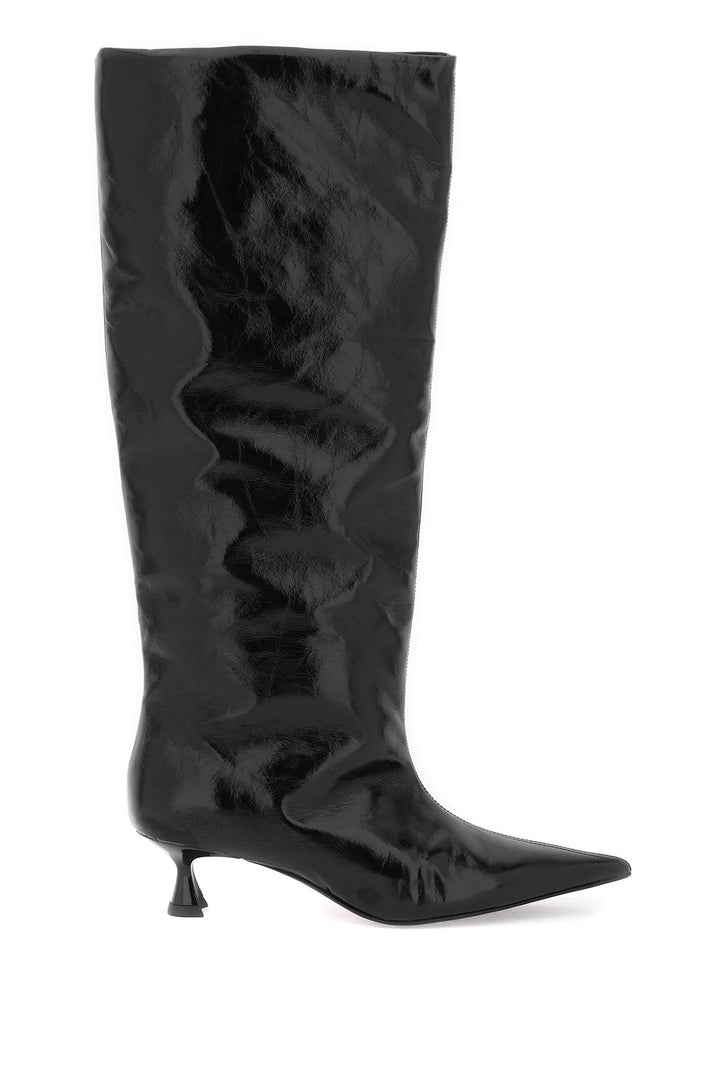 Soft Slouchy High Boots - Ganni - Women