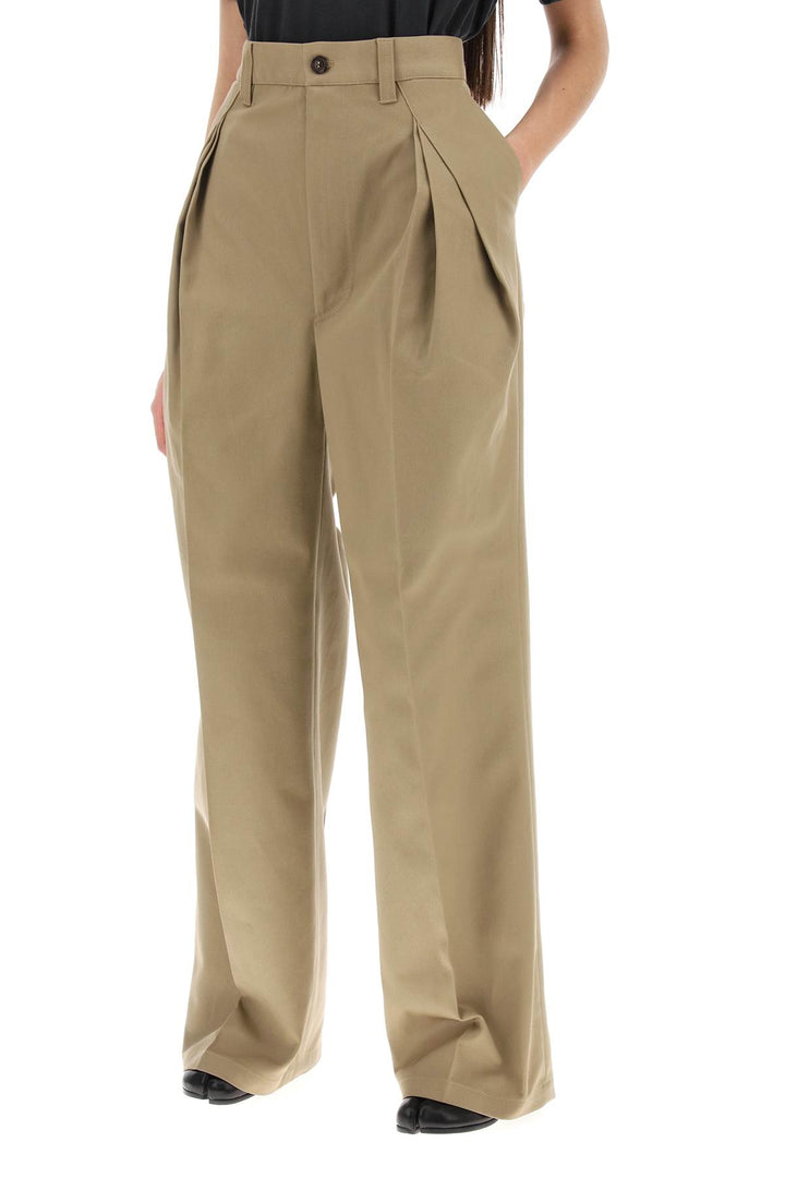 Pantaloni Con Tripla Piega - Maison Margiela - Women